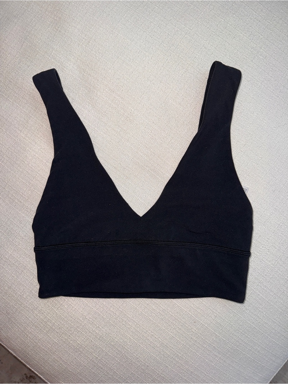 lululemon athletica Black V-Neck Wireless Sports Bra
